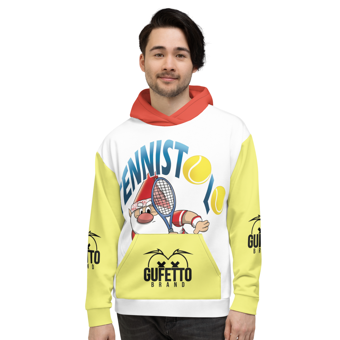 Felpa con cappuccio Uomo/Donna Tennistolo - Gufetto Brand 