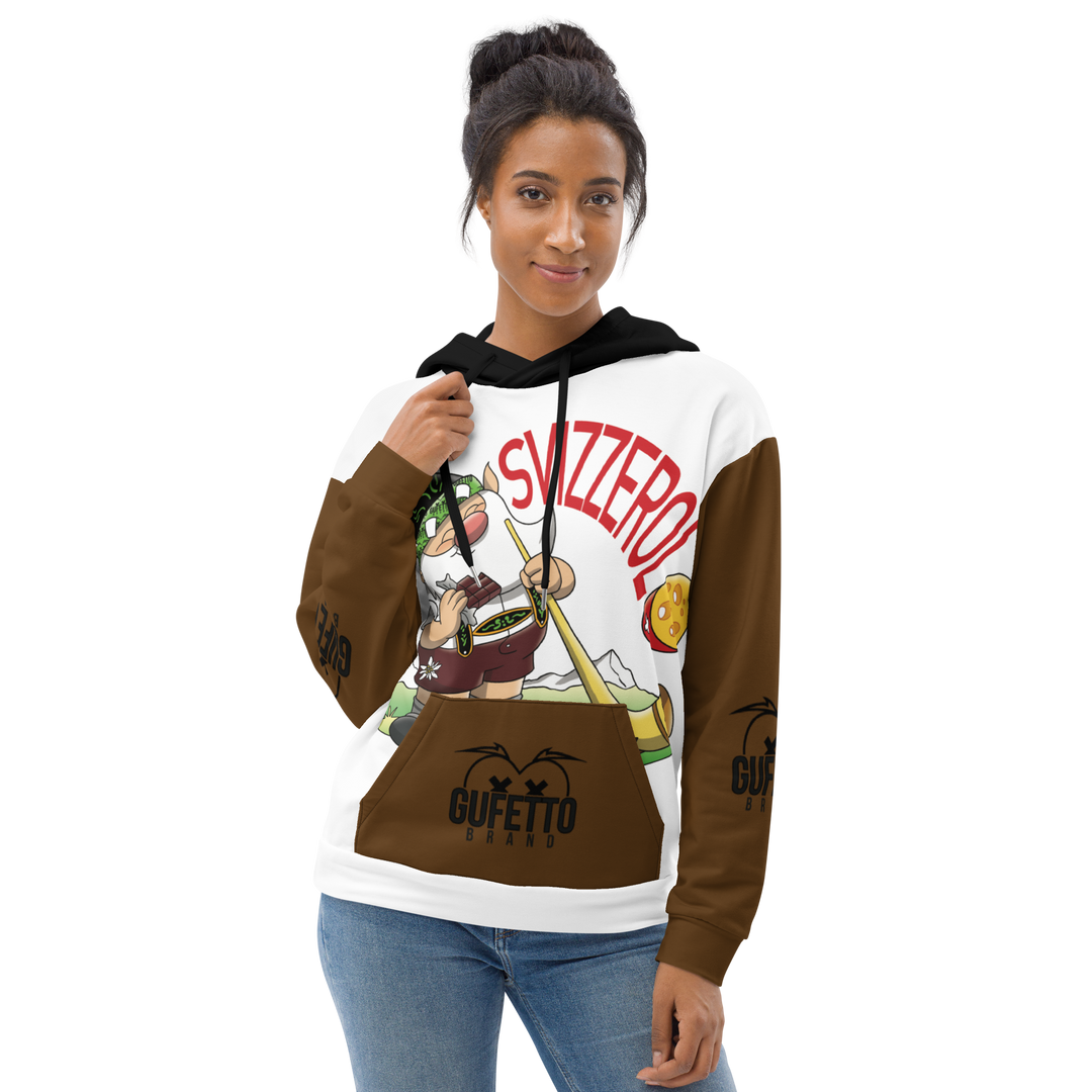 Felpa con cappuccio Uomo/Donna SVIZZEROLO - Gufetto Brand 