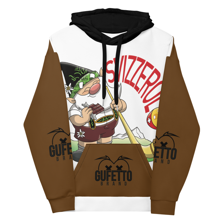 Felpa con cappuccio Uomo/Donna SVIZZEROLO - Gufetto Brand 