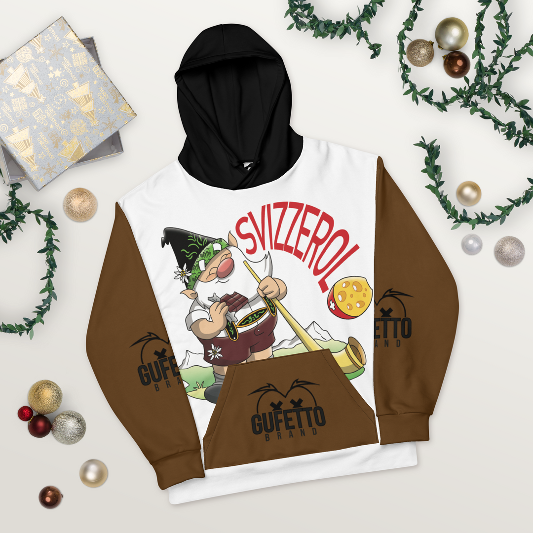 Felpa con cappuccio Uomo/Donna SVIZZEROLO - Gufetto Brand 