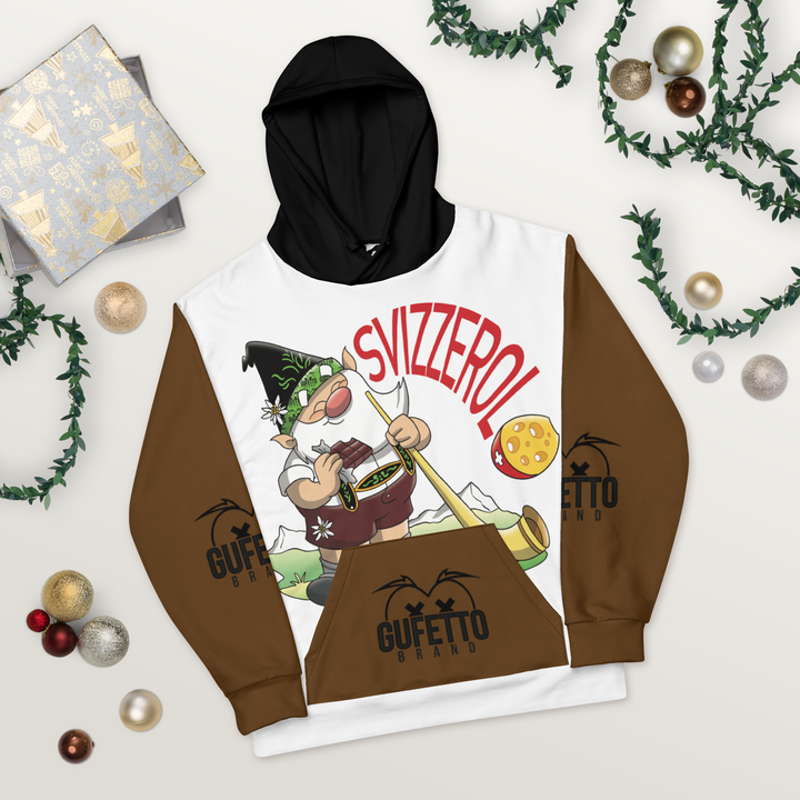 Felpa con cappuccio Uomo/Donna SVIZZEROLO - Gufetto Brand 
