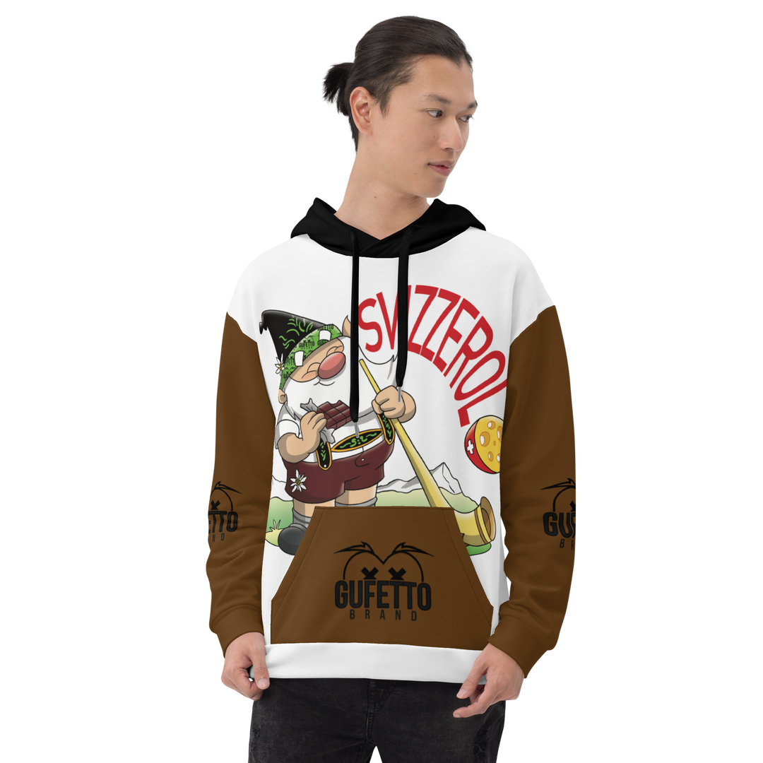 Felpa con cappuccio Uomo/Donna SVIZZEROLO - Gufetto Brand 