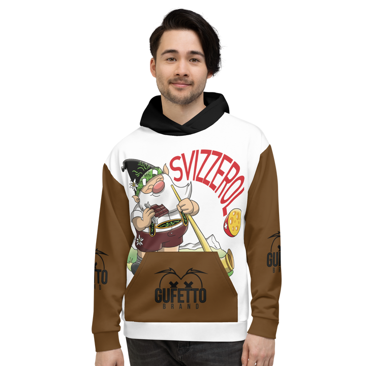 Felpa con cappuccio Uomo/Donna SVIZZEROLO - Gufetto Brand 