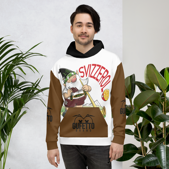 Felpa con cappuccio Uomo/Donna SVIZZEROLO - Gufetto Brand 