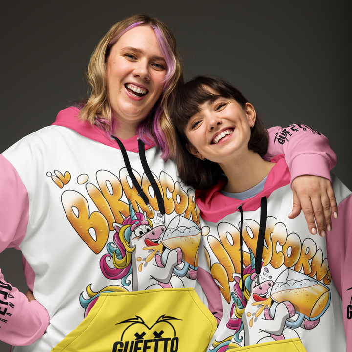 Felpa con cappuccio IL BIRROCORNO - Gufetto Brand 