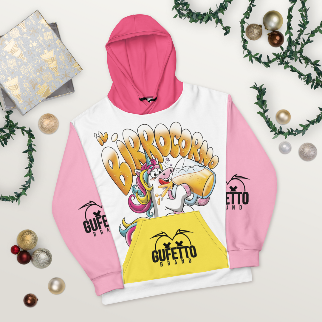 Felpa con cappuccio IL BIRROCORNO - Gufetto Brand 