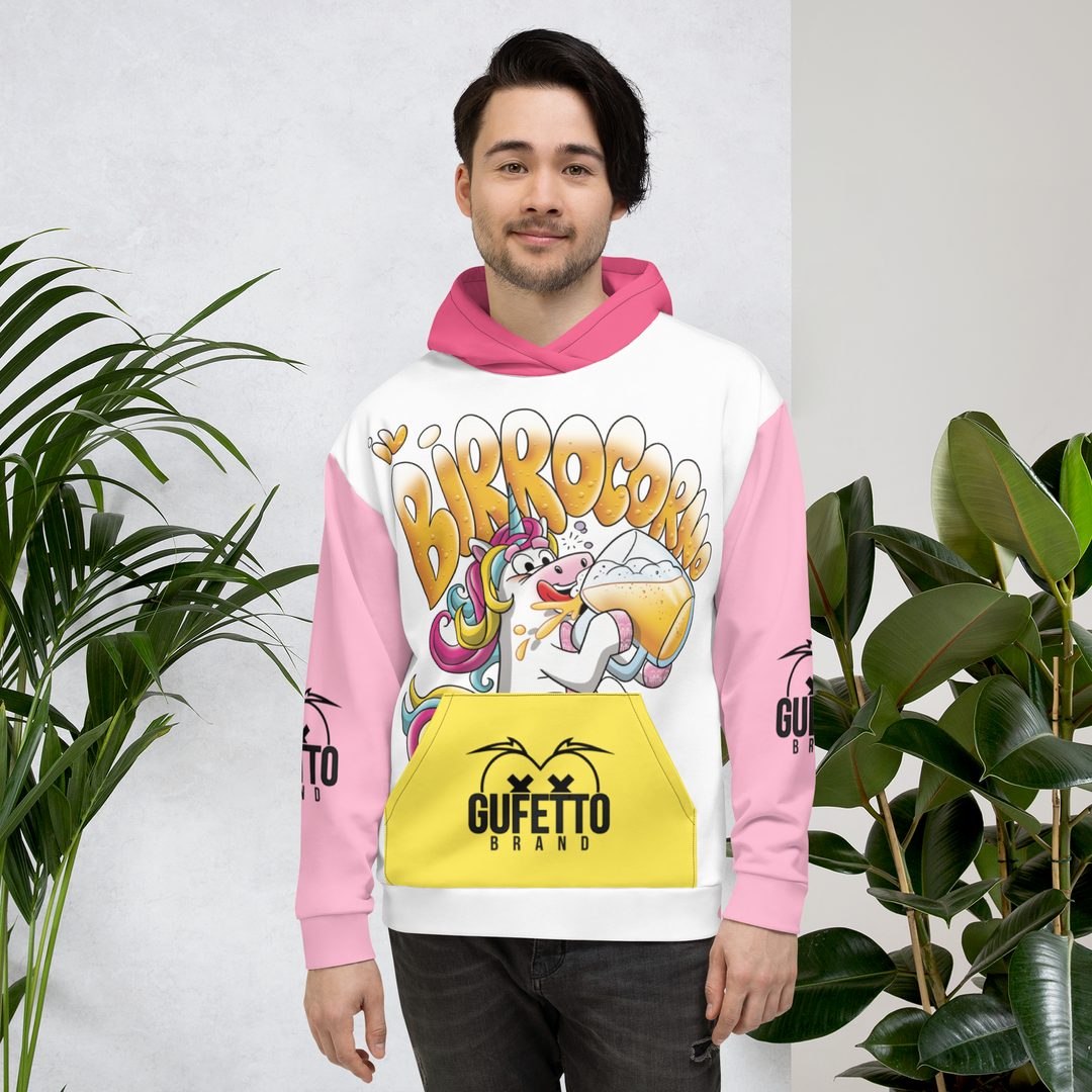 Felpa con cappuccio IL BIRROCORNO - Gufetto Brand 