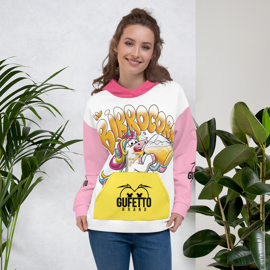 Felpa con cappuccio IL BIRROCORNO - Gufetto Brand 