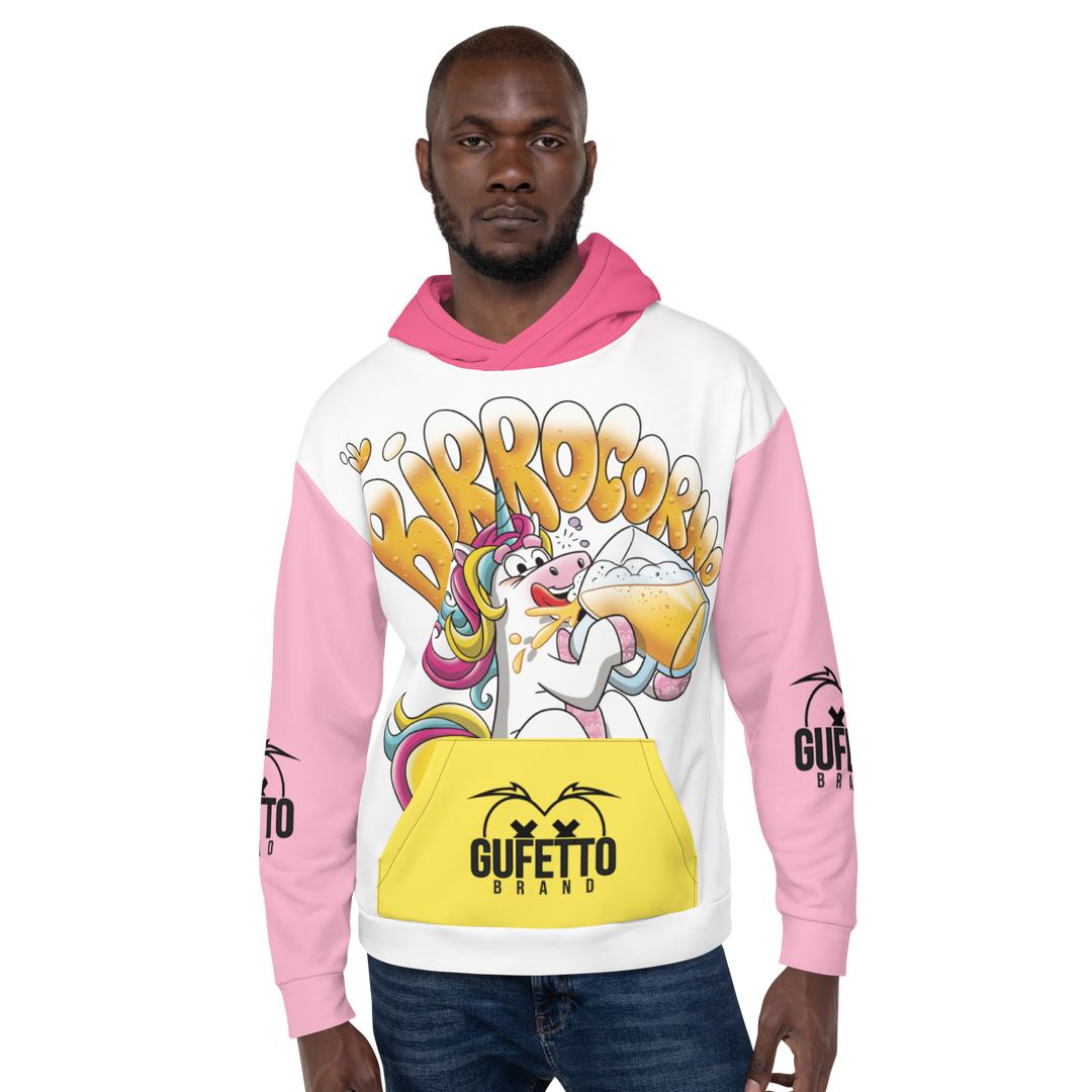 Felpa con cappuccio IL BIRROCORNO - Gufetto Brand 