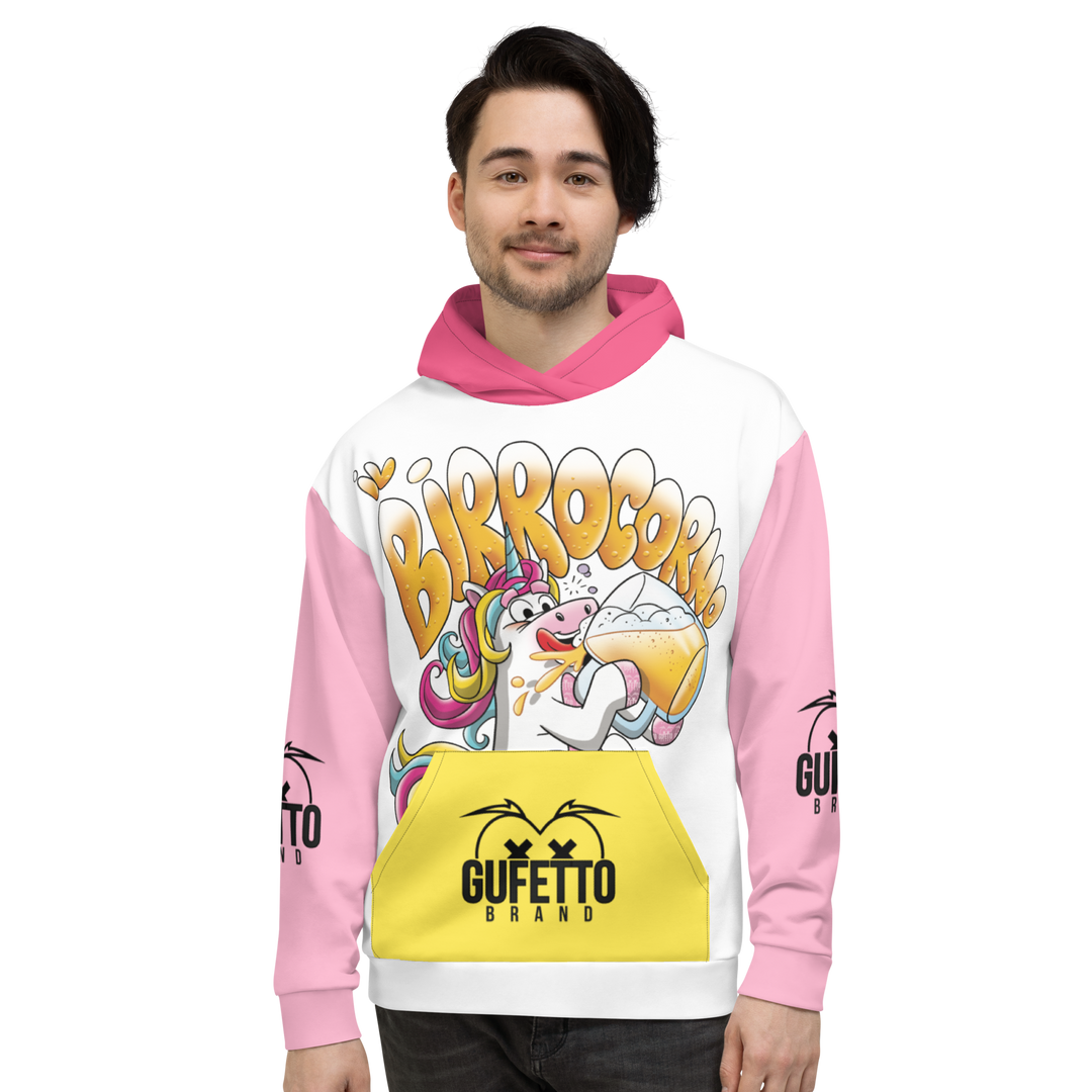 Felpa con cappuccio IL BIRROCORNO - Gufetto Brand 