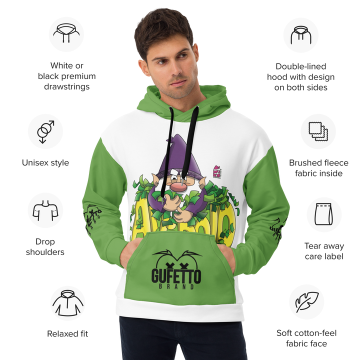 Felpa con cappuccio Uomo/Donna AVIDOLO - Gufetto Brand 