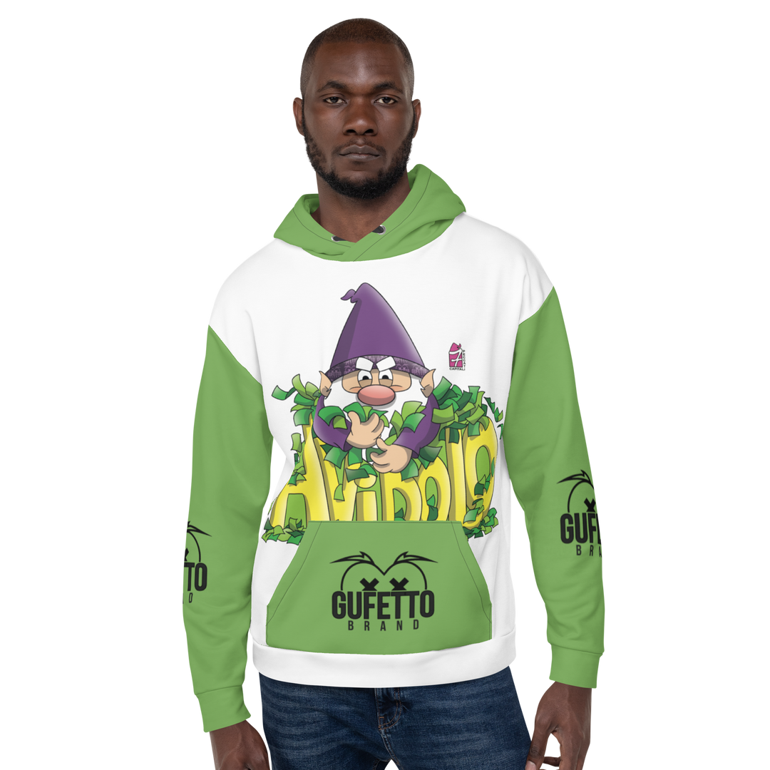 Felpa con cappuccio Uomo/Donna AVIDOLO - Gufetto Brand 