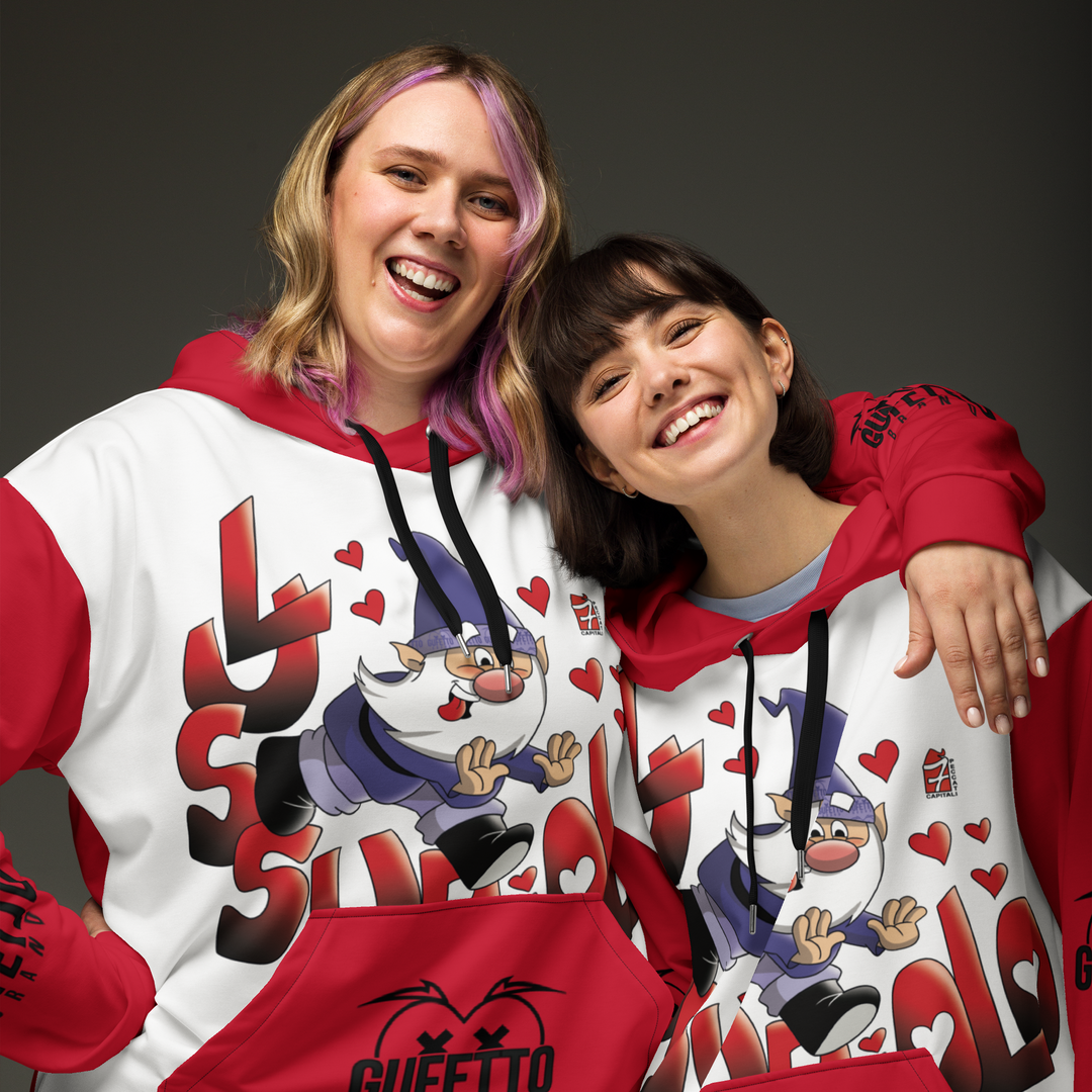 Felpa con cappuccio Uomo/Donna LUSSURIOLO - Gufetto Brand 