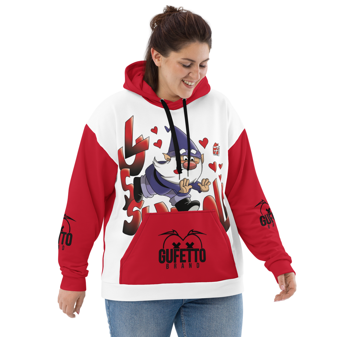 Felpa con cappuccio Uomo/Donna LUSSURIOLO - Gufetto Brand 