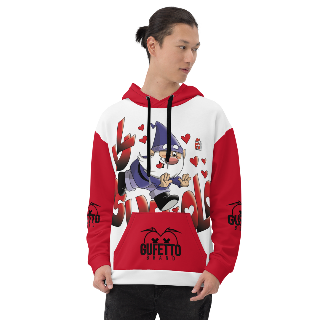 Felpa con cappuccio Uomo/Donna LUSSURIOLO - Gufetto Brand 