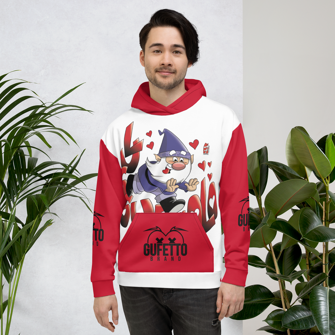 Felpa con cappuccio Uomo/Donna LUSSURIOLO - Gufetto Brand 