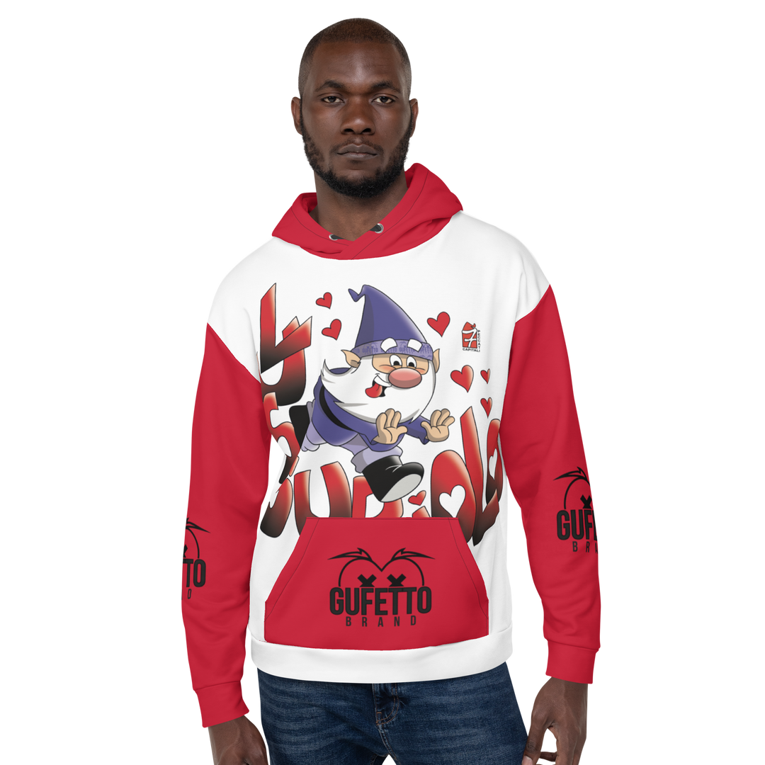Felpa con cappuccio Uomo/Donna LUSSURIOLO - Gufetto Brand 