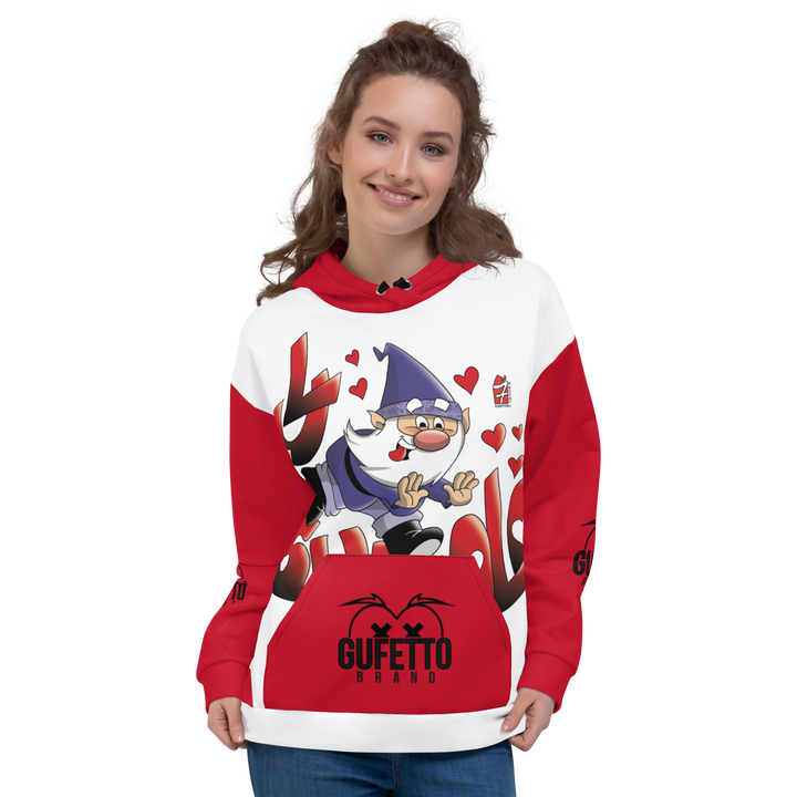 Felpa con cappuccio Uomo/Donna LUSSURIOLO - Gufetto Brand 