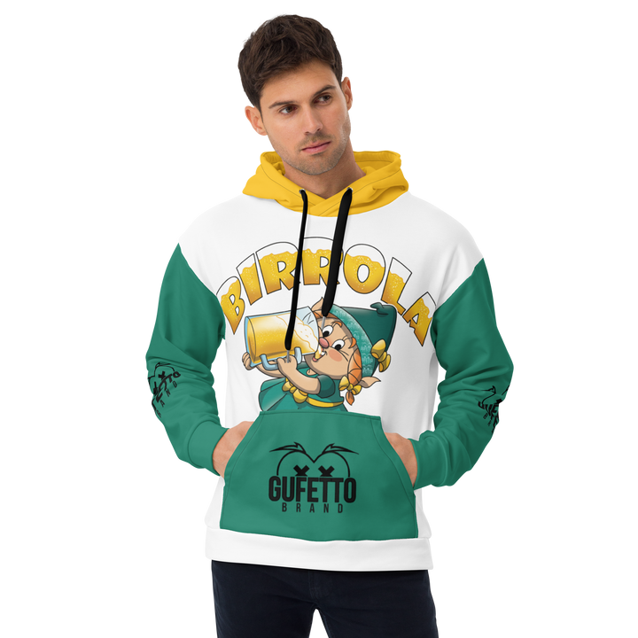 Felpa con cappuccio Uomo/Donna BIRROLA - Gufetto Brand 