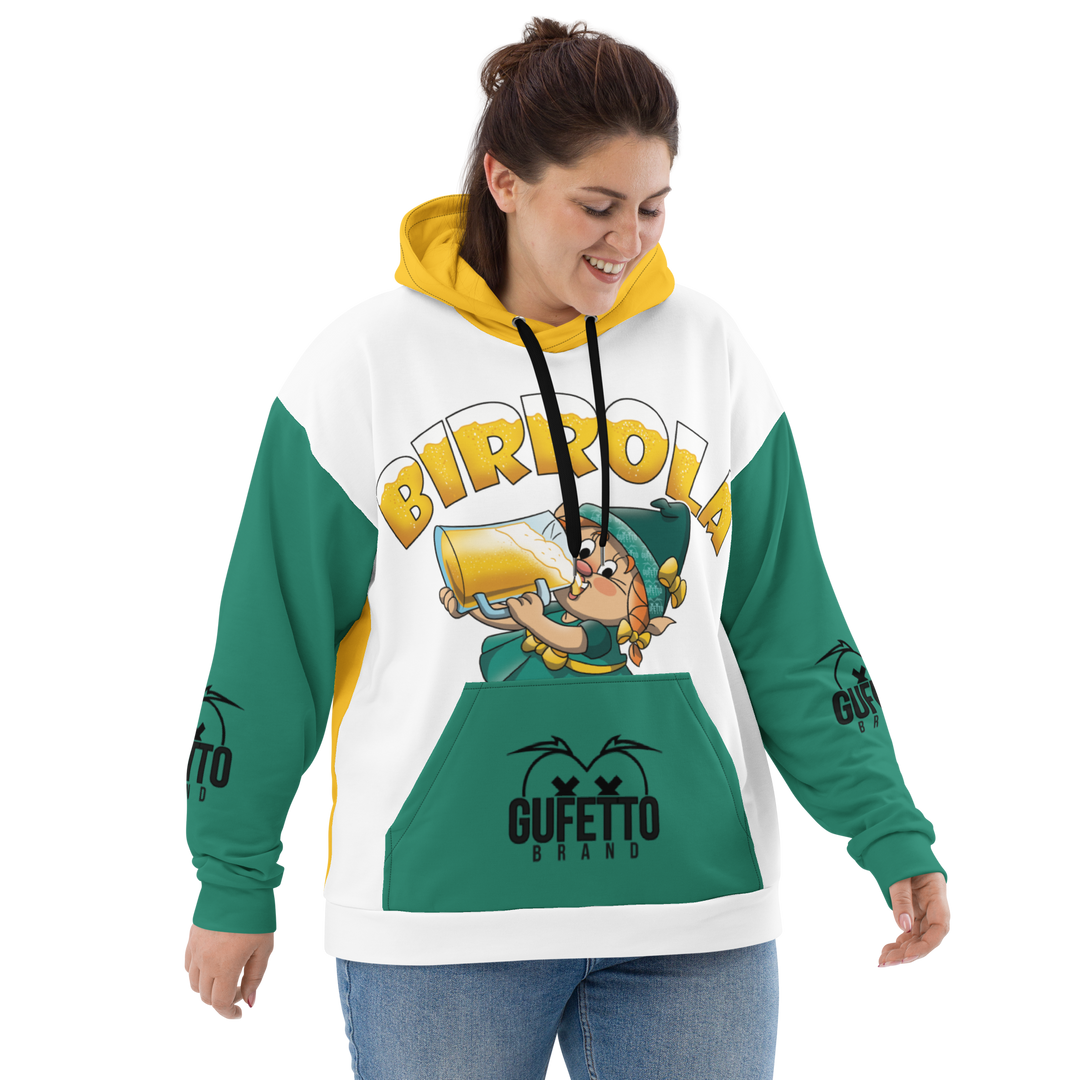 Felpa con cappuccio Uomo/Donna BIRROLA - Gufetto Brand 