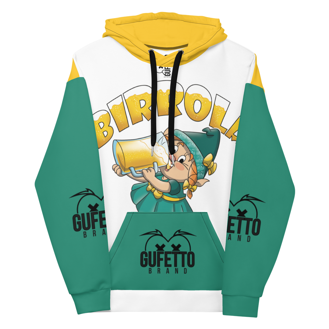 Felpa con cappuccio Uomo/Donna BIRROLA - Gufetto Brand 