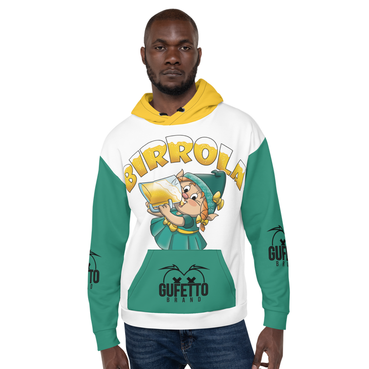 Felpa con cappuccio Uomo/Donna BIRROLA - Gufetto Brand 
