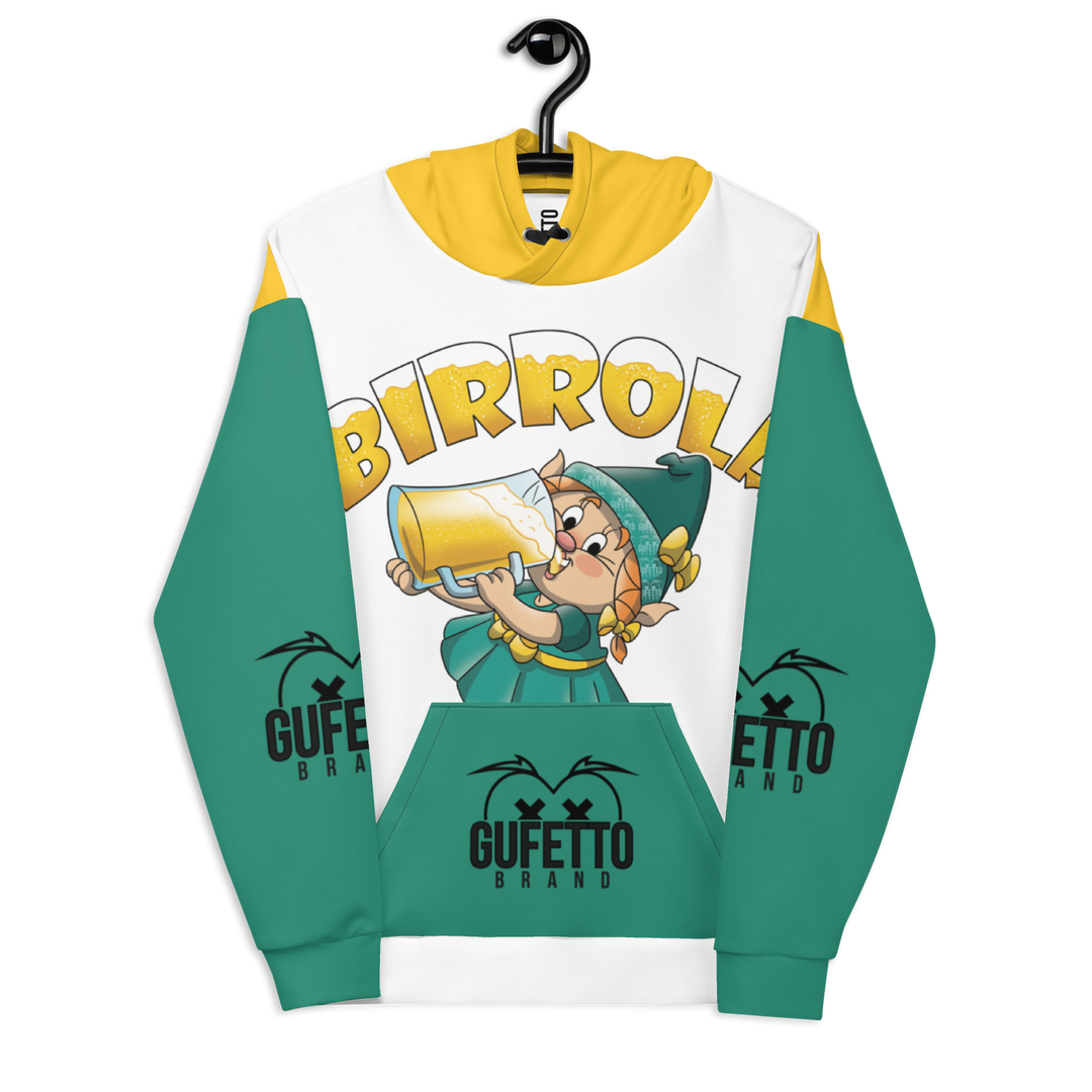 Felpa con cappuccio Uomo/Donna BIRROLA - Gufetto Brand 