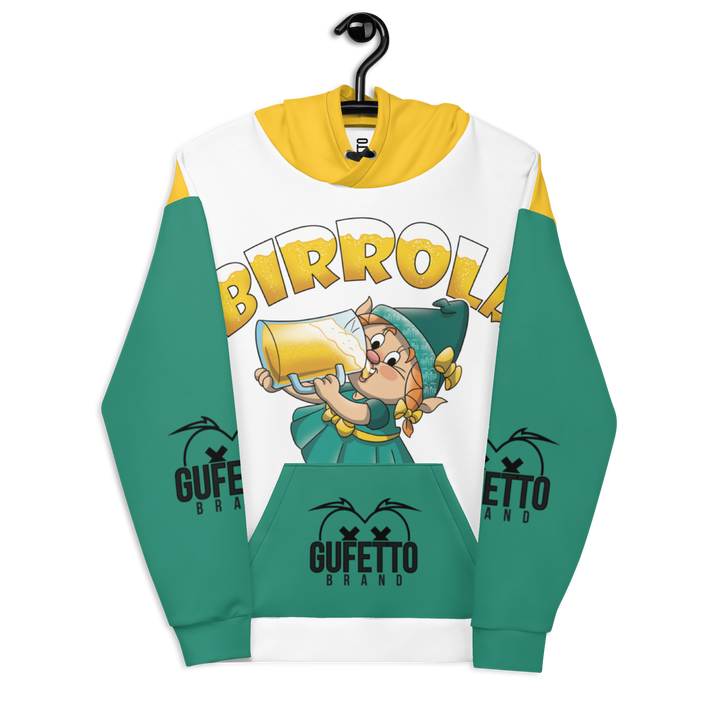 Felpa con cappuccio Uomo/Donna BIRROLA - Gufetto Brand 