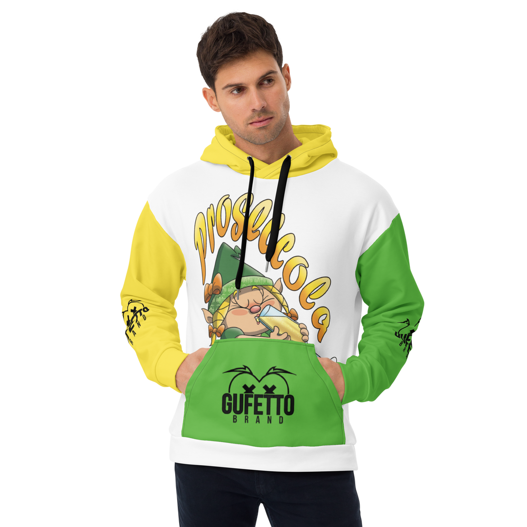 Felpa con cappuccio Uomo/Donna PROSECCOLA - Gufetto Brand 