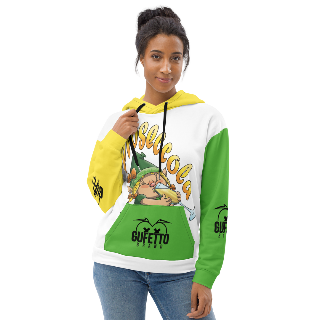 Felpa con cappuccio Uomo/Donna PROSECCOLA - Gufetto Brand 