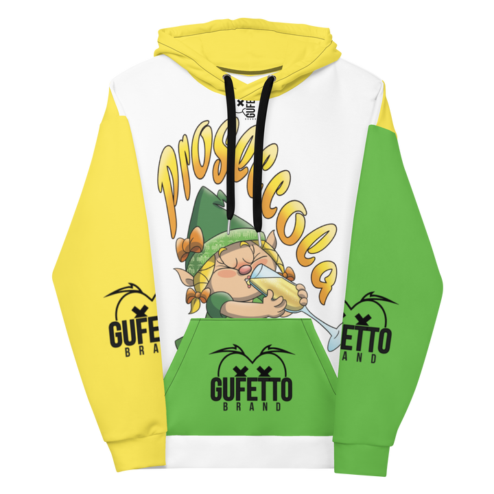Felpa con cappuccio Uomo/Donna PROSECCOLA - Gufetto Brand 