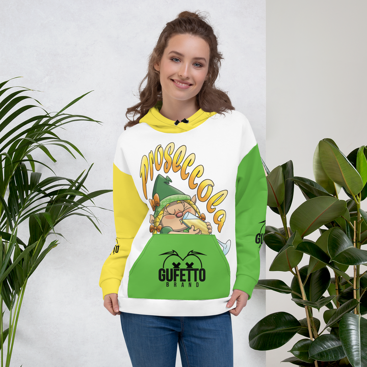 Felpa con cappuccio Uomo/Donna PROSECCOLA - Gufetto Brand 