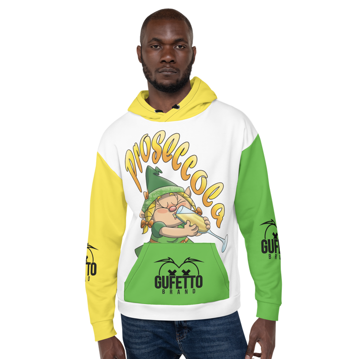 Felpa con cappuccio Uomo/Donna PROSECCOLA - Gufetto Brand 