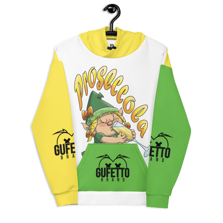 Felpa con cappuccio Uomo/Donna PROSECCOLA - Gufetto Brand 