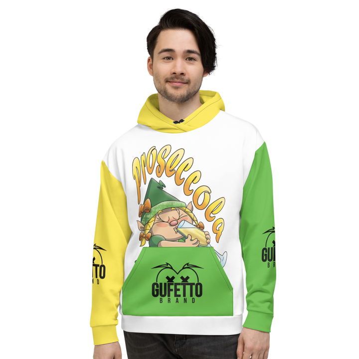 Felpa con cappuccio Uomo/Donna PROSECCOLA - Gufetto Brand 