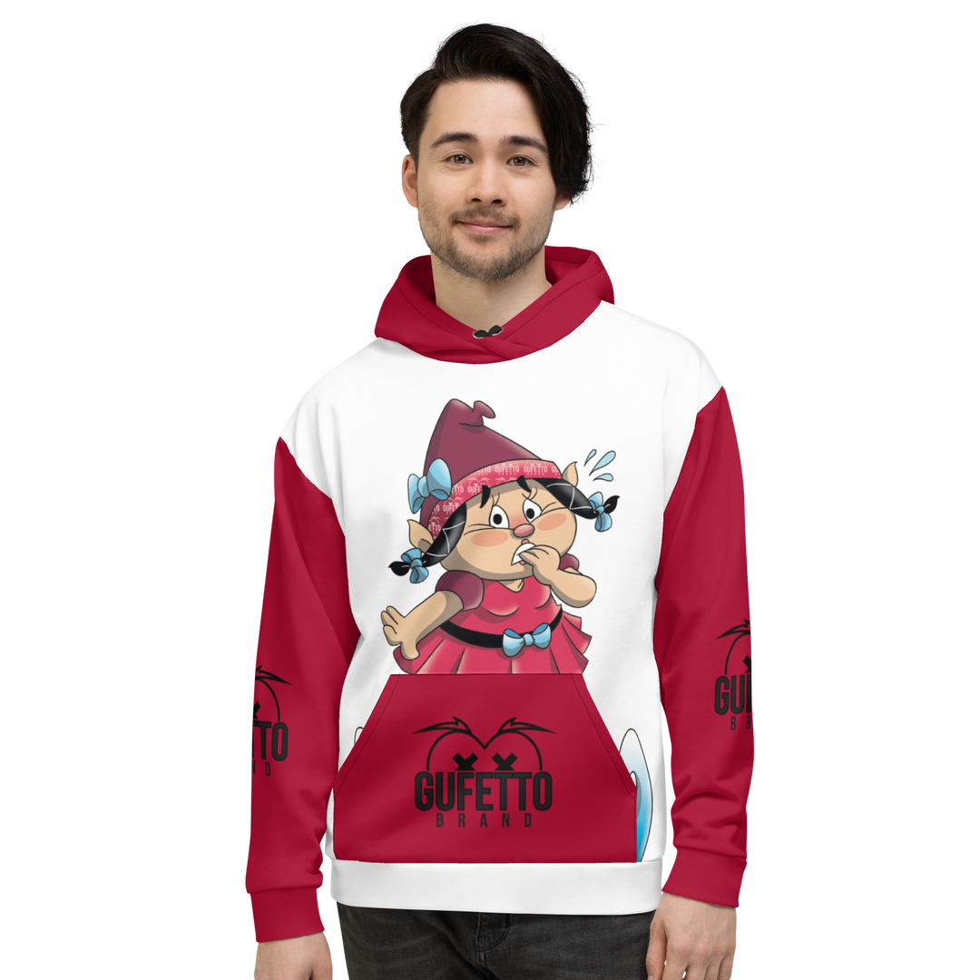 Felpa con cappuccio Uomo/Donna ANSIOLA - Gufetto Brand 