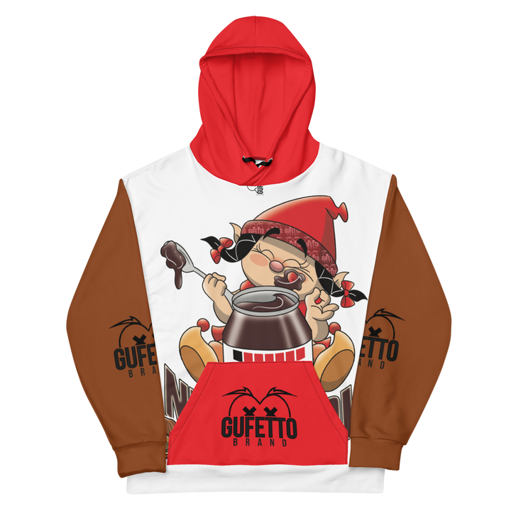 Felpa con cappuccio Uomo/Donna NUTELLOLA - Gufetto Brand 