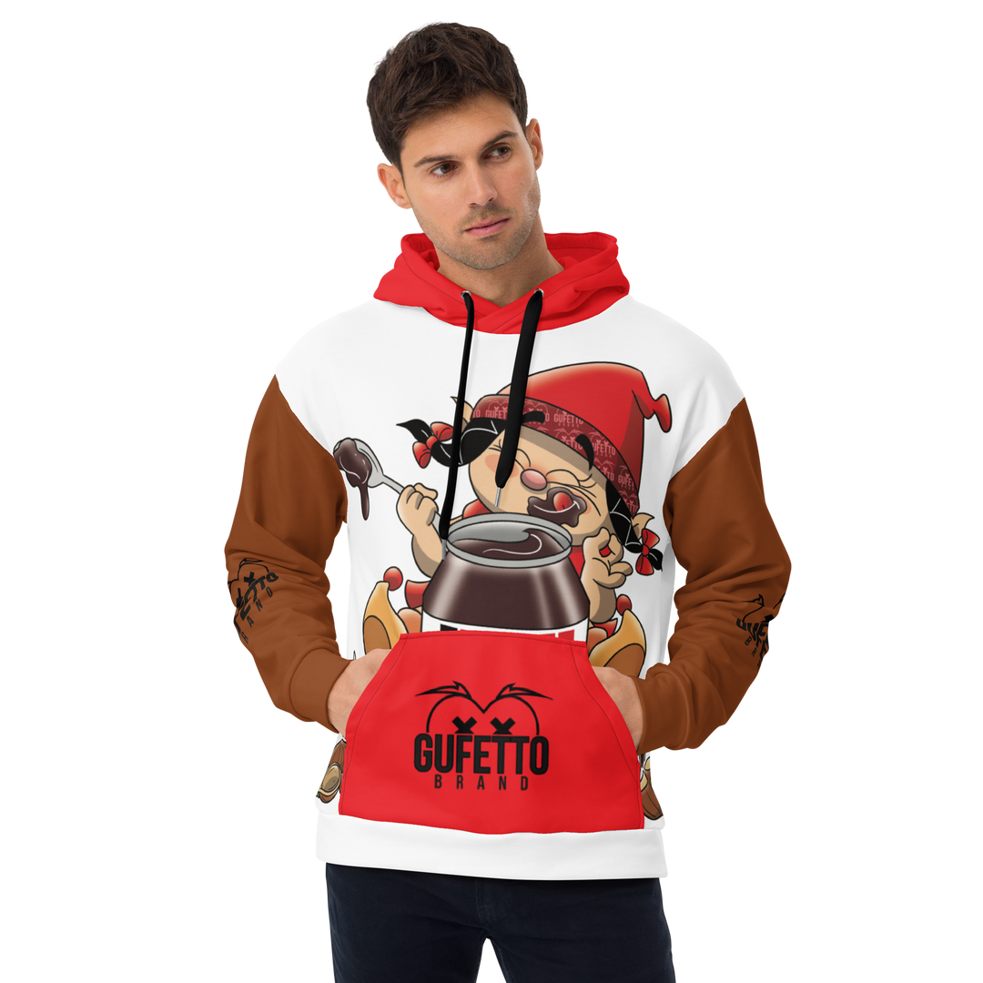Felpa con cappuccio Uomo/Donna NUTELLOLA - Gufetto Brand 