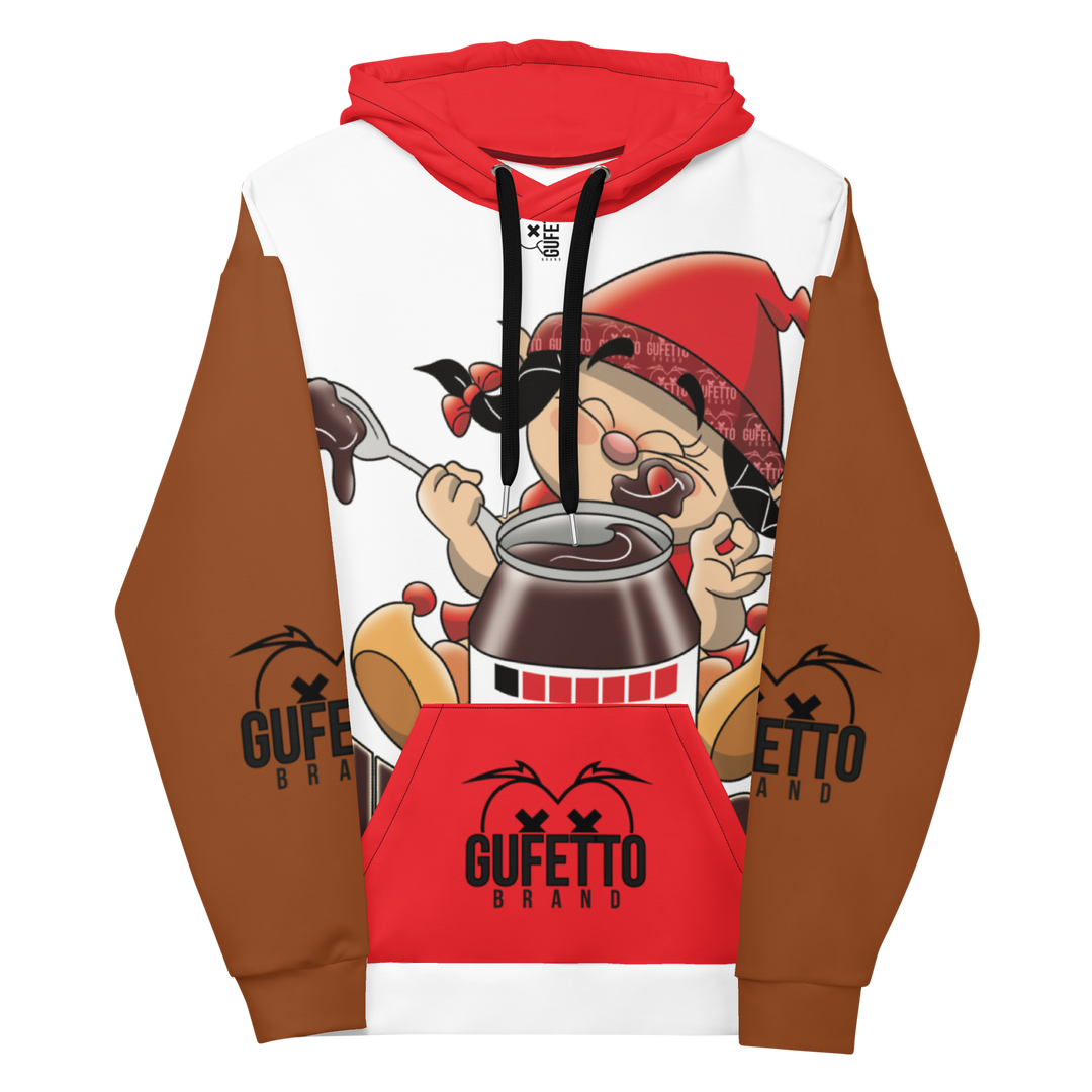 Felpa con cappuccio Uomo/Donna NUTELLOLA - Gufetto Brand 