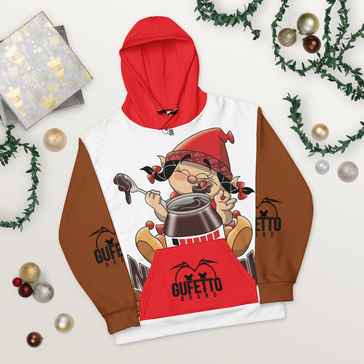 Felpa con cappuccio Uomo/Donna NUTELLOLA - Gufetto Brand 