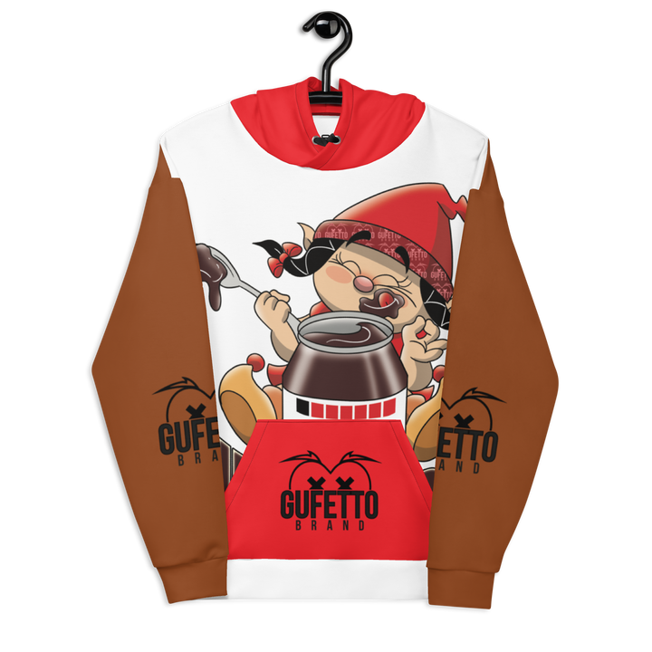 Felpa con cappuccio Uomo/Donna NUTELLOLA - Gufetto Brand 