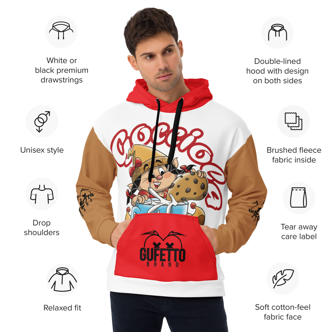 Felpa con cappuccio Uomo/Donna GOCCIOLA - Gufetto Brand 