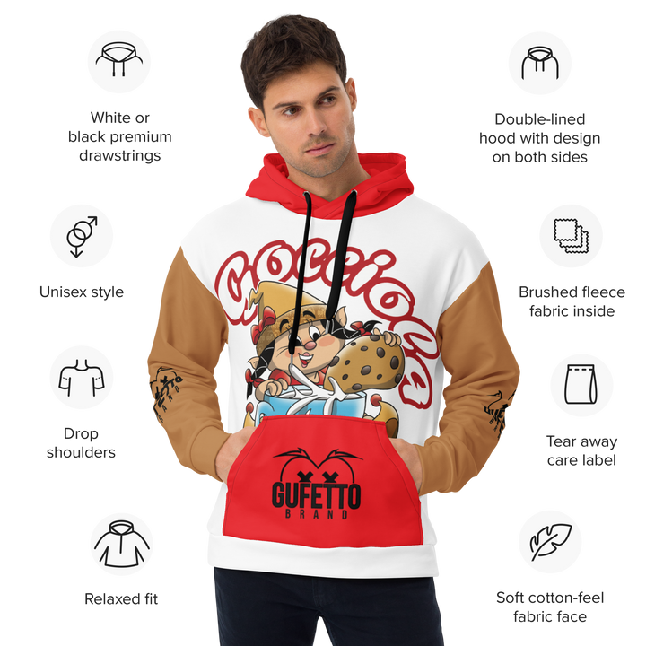 Felpa con cappuccio Uomo/Donna GOCCIOLA - Gufetto Brand 