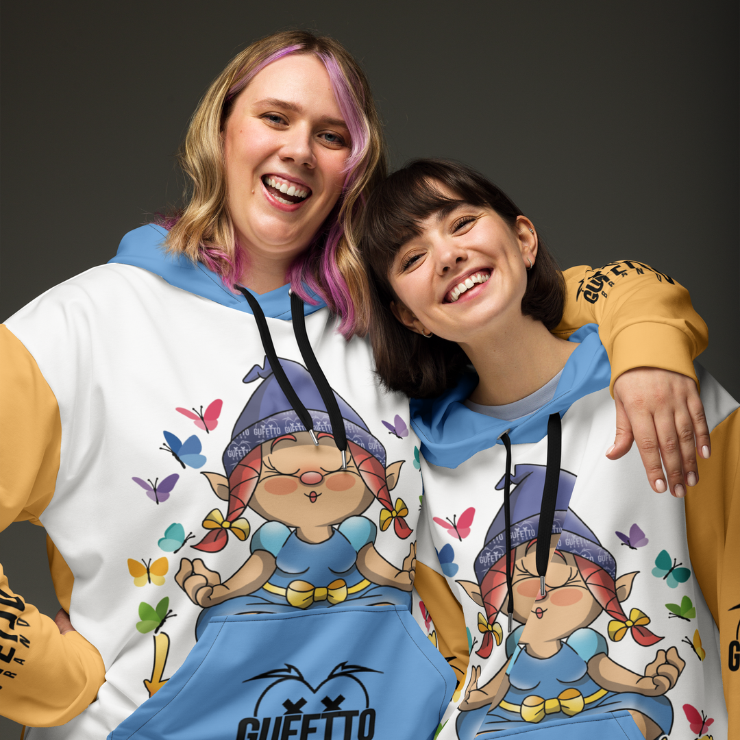 Felpa con cappuccio Uomo/Donna KARMALA - Gufetto Brand 