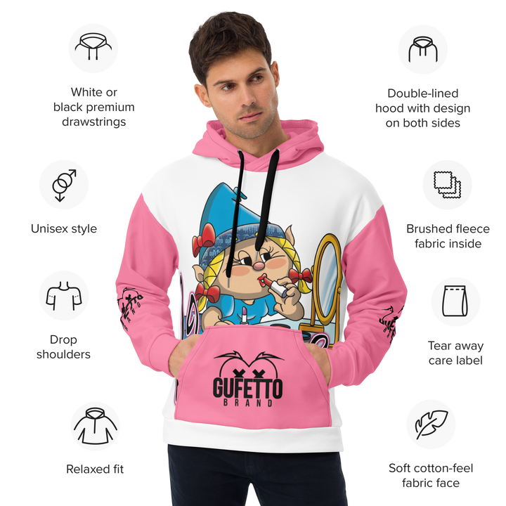 Felpa con cappuccio Uomo/Donna VANITOSOLA - Gufetto Brand 