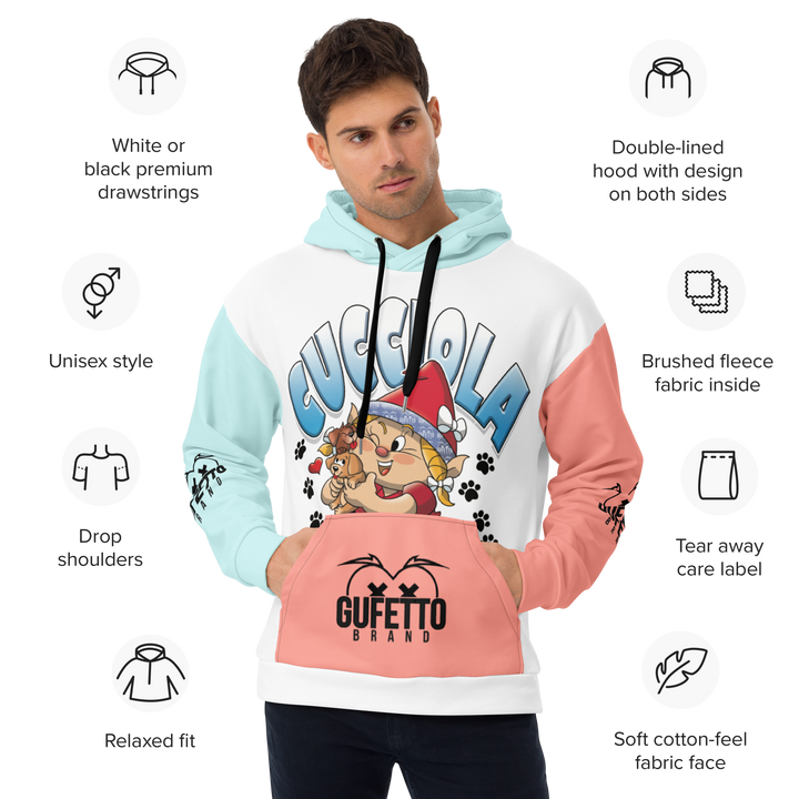 Felpa con cappuccio Uomo/Donna CUCCIOLA - Gufetto Brand 