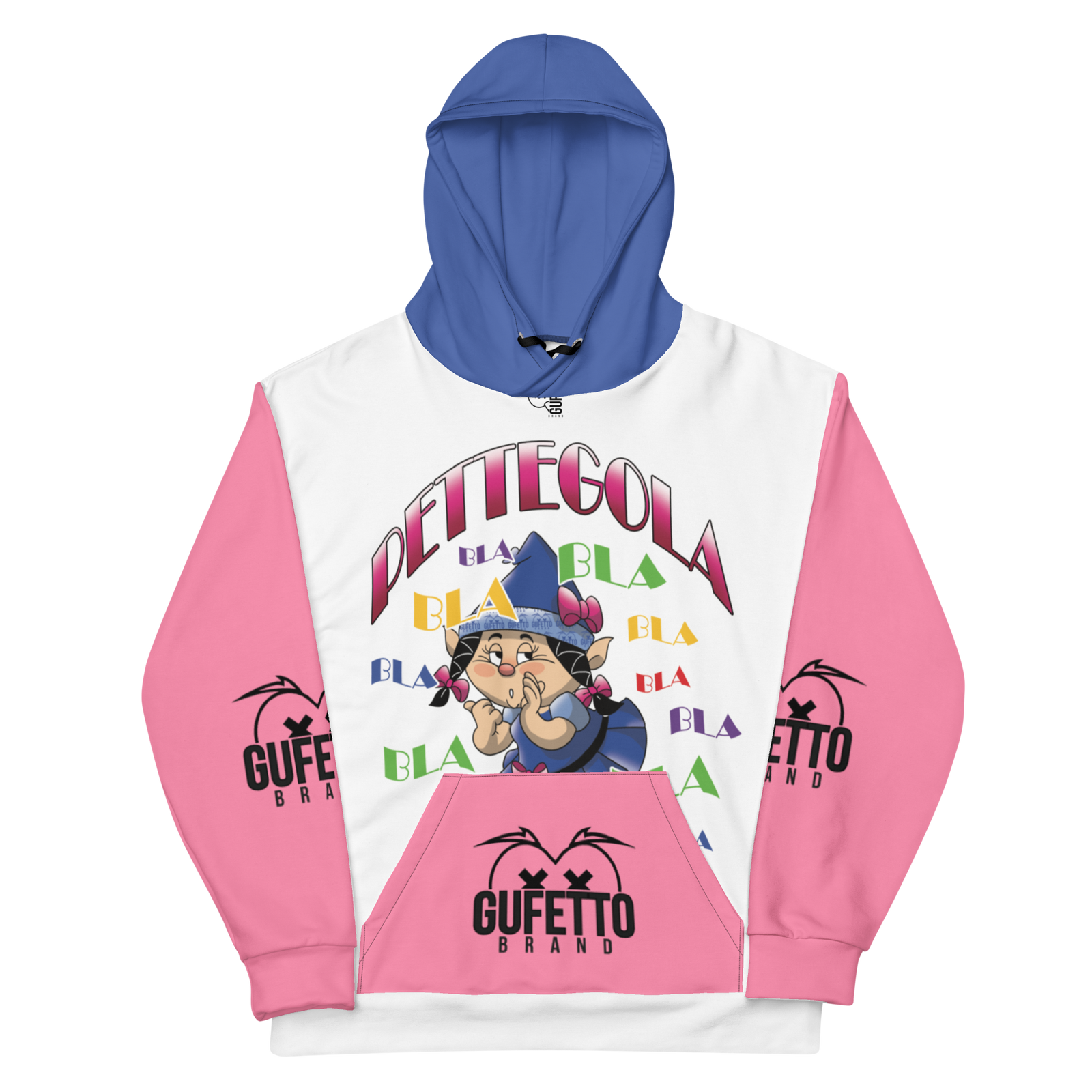 Felpa con cappuccio Uomo/Donna PETTEGOLA - Gufetto Brand 