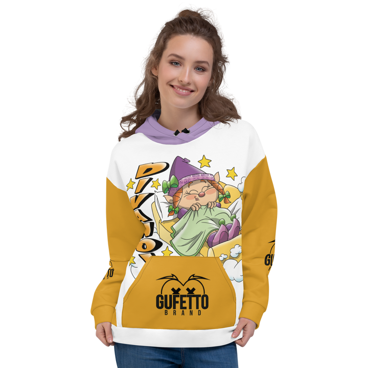 Felpa con cappuccio Uomo/Donna DIVANOLA - Gufetto Brand 