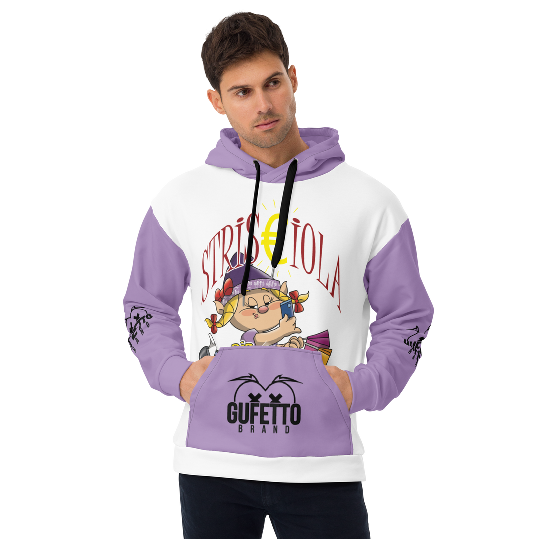 Felpa con cappuccio Uomo/Donna STRISCIOLA - Gufetto Brand 