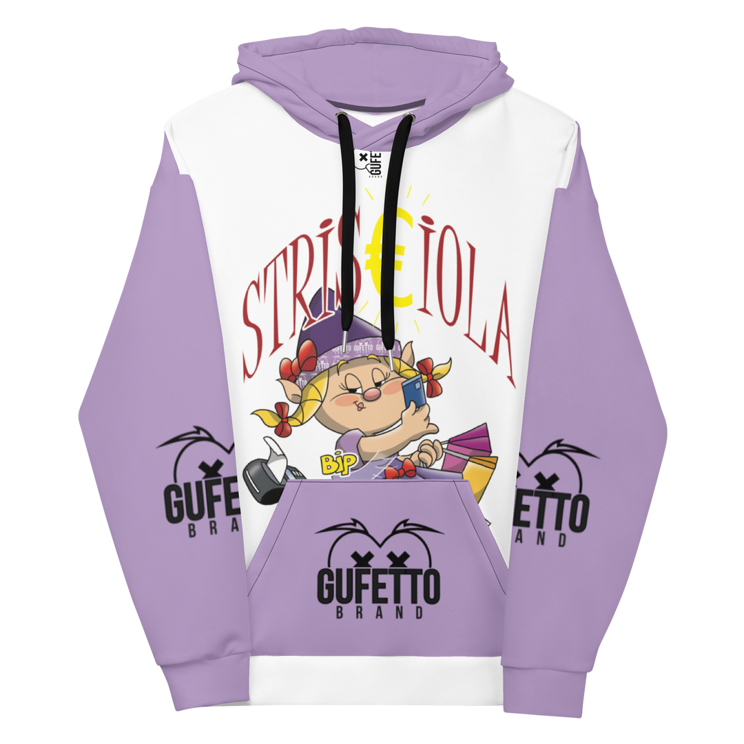 Felpa con cappuccio Uomo/Donna STRISCIOLA - Gufetto Brand 